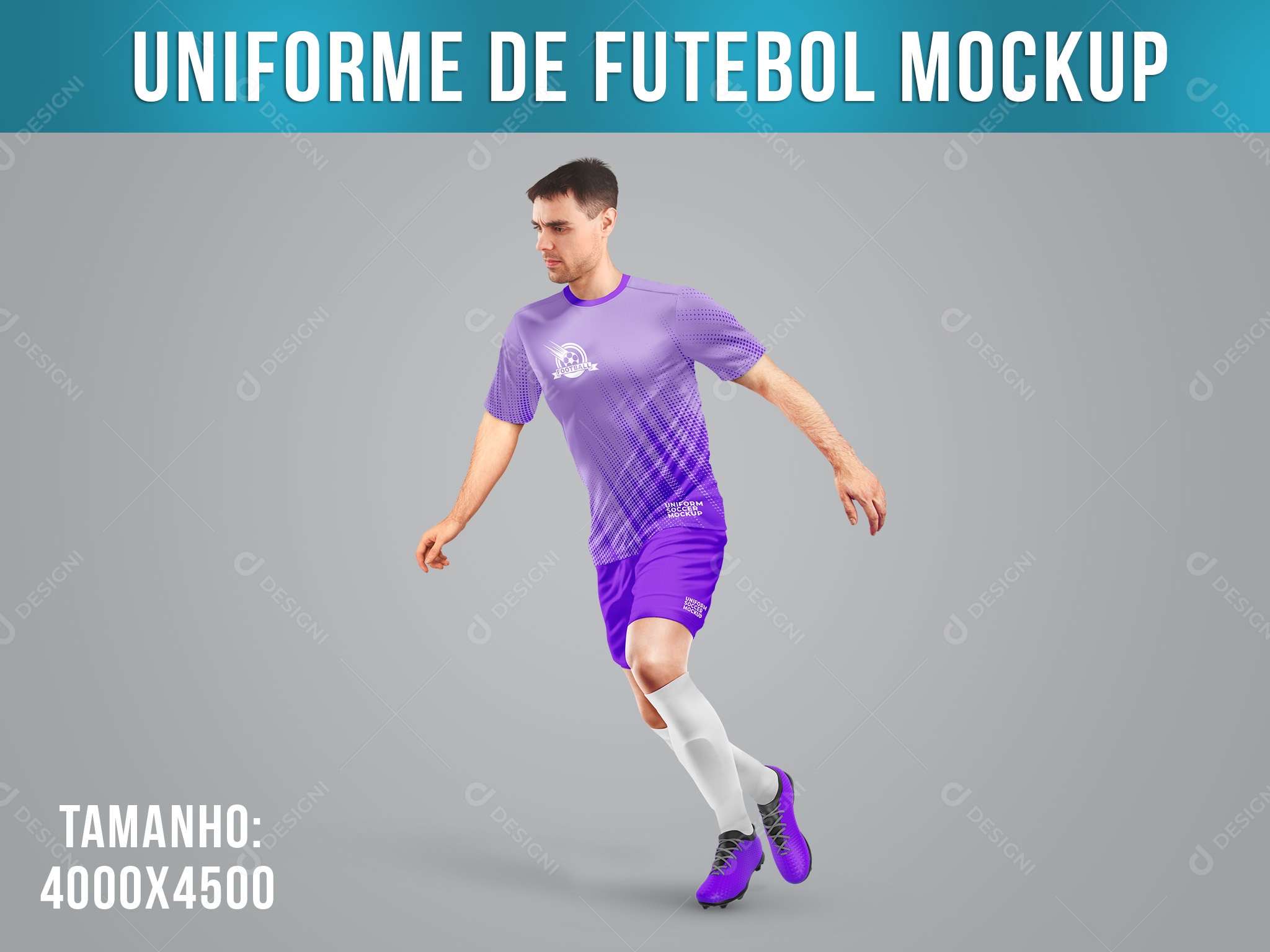 Camiseta Roupa Jogador PSD Editável Mockup