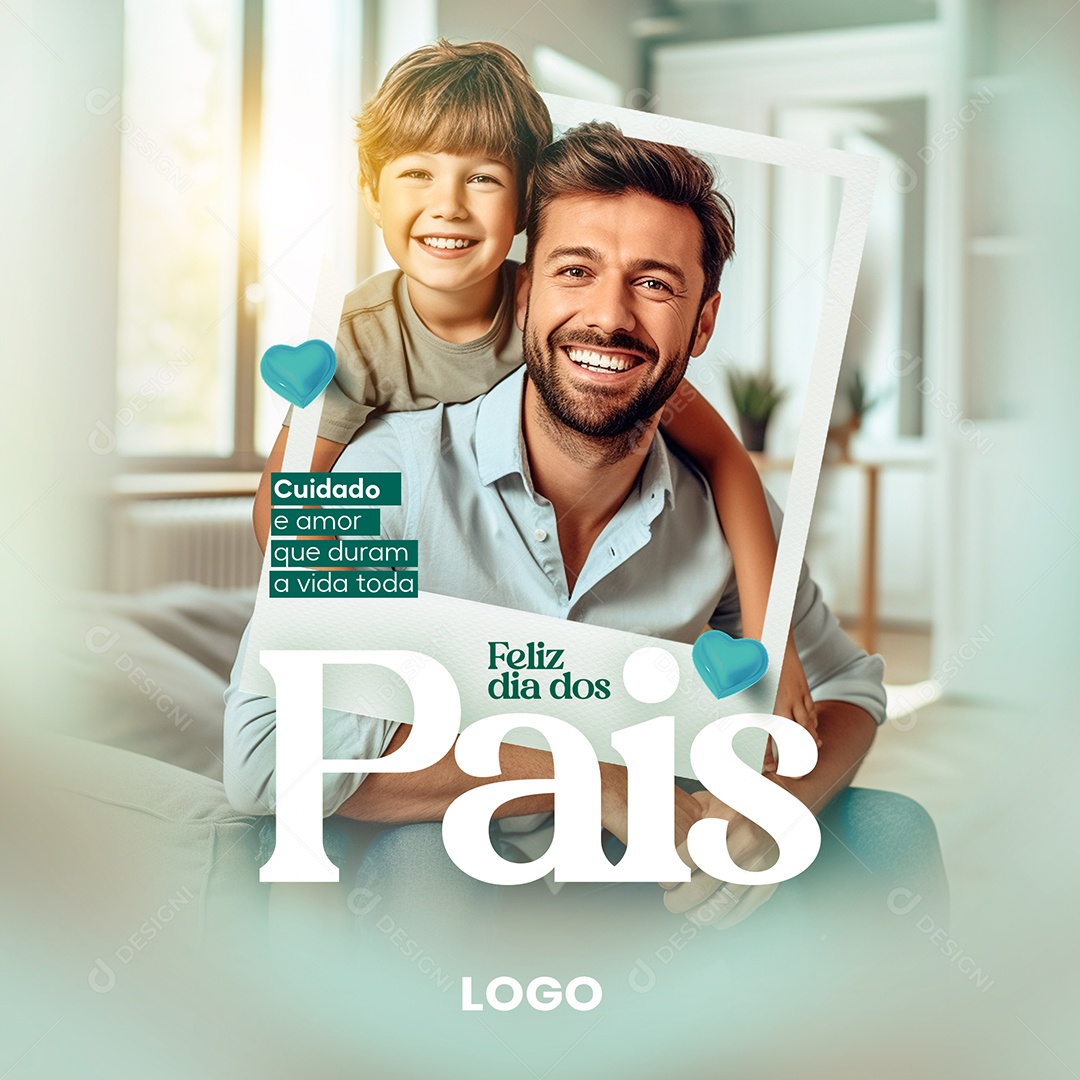 Social Media Feliz dia dos Pais PSD Editável