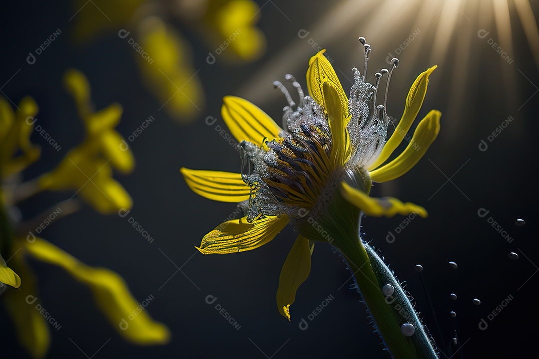 Imagem realista de linda flor