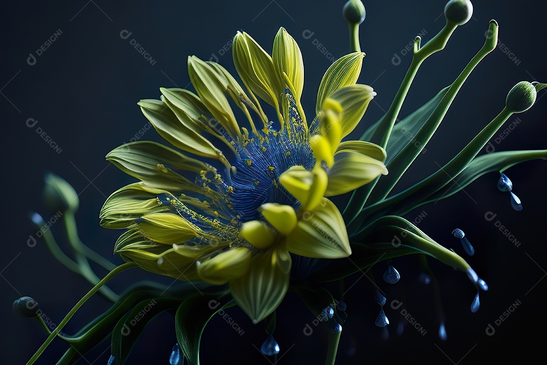 Imagem realista de linda flor