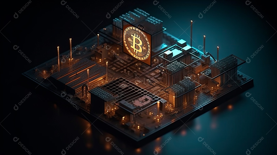 Placa de circuito digital.