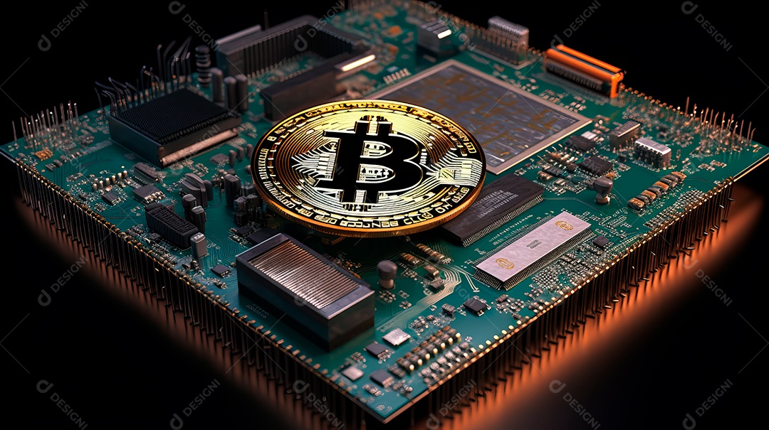 Placa mãe do bitcoin.