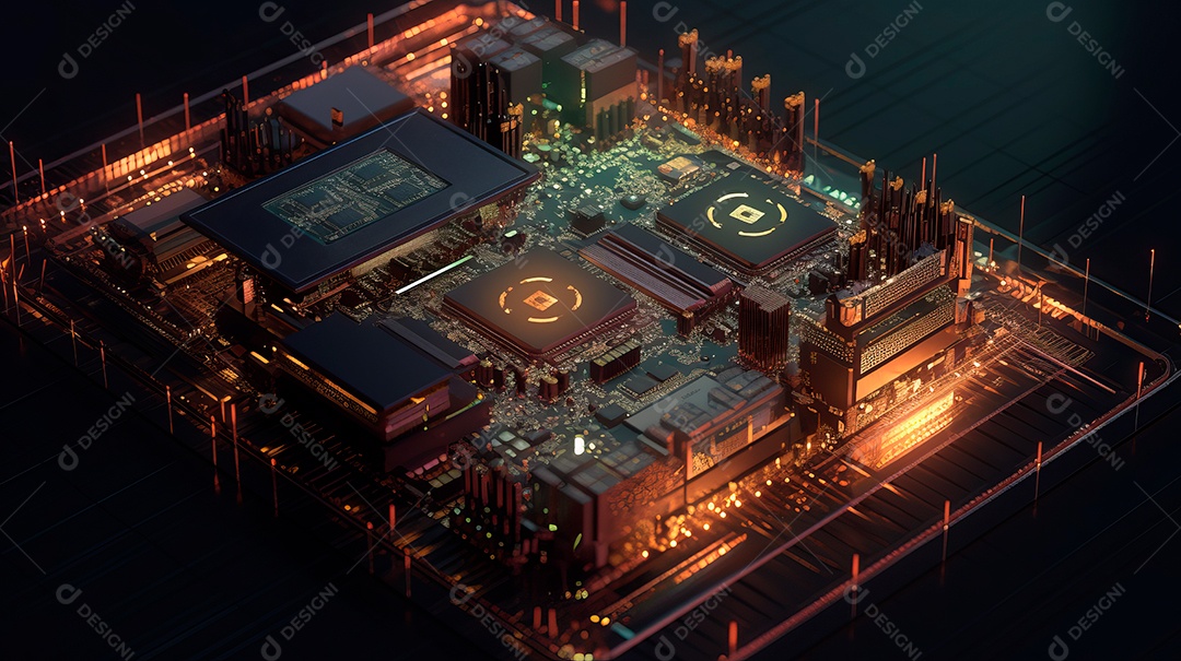 Placa mãe do bitcoin.