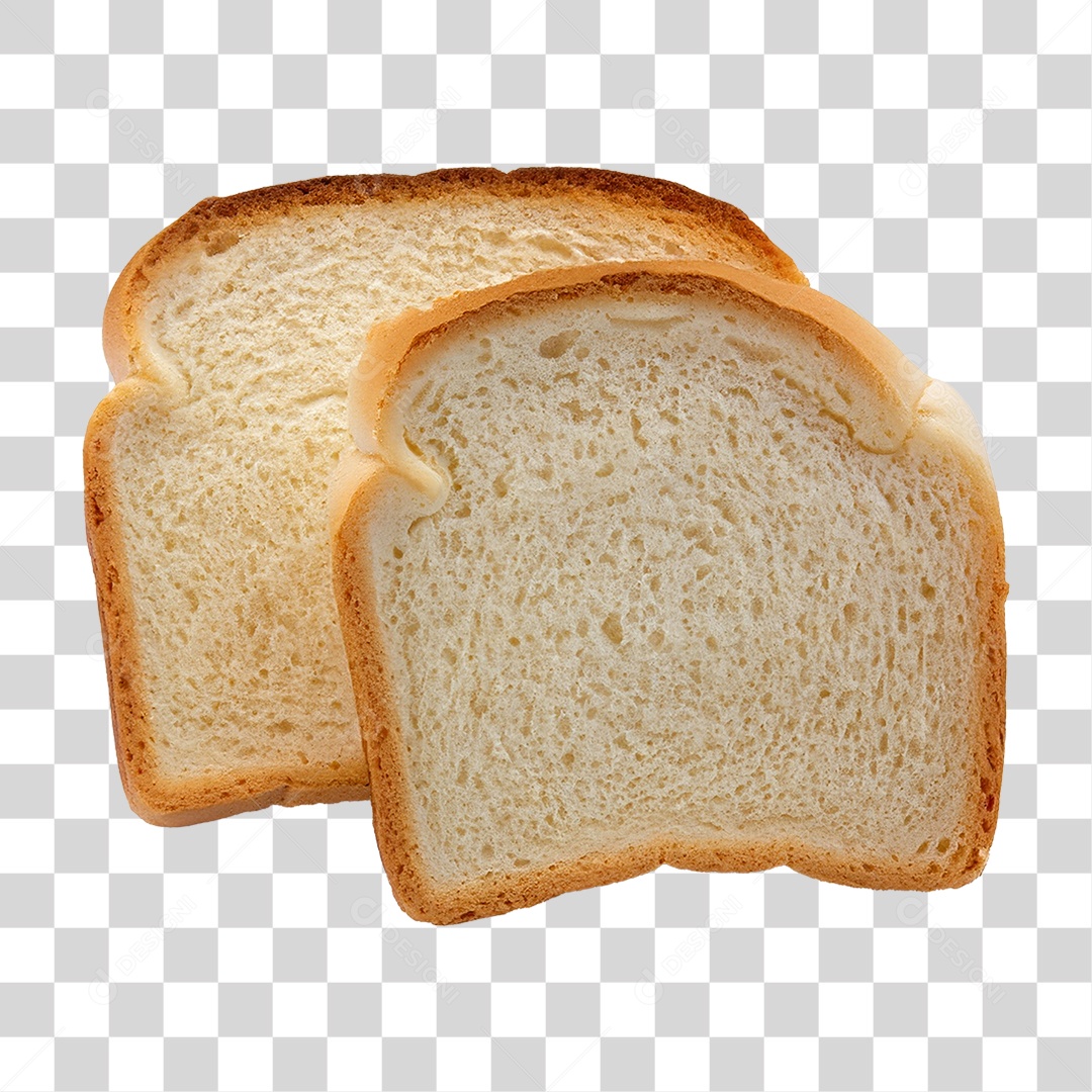 Fatias de Pão Caseiro PNG Transparente