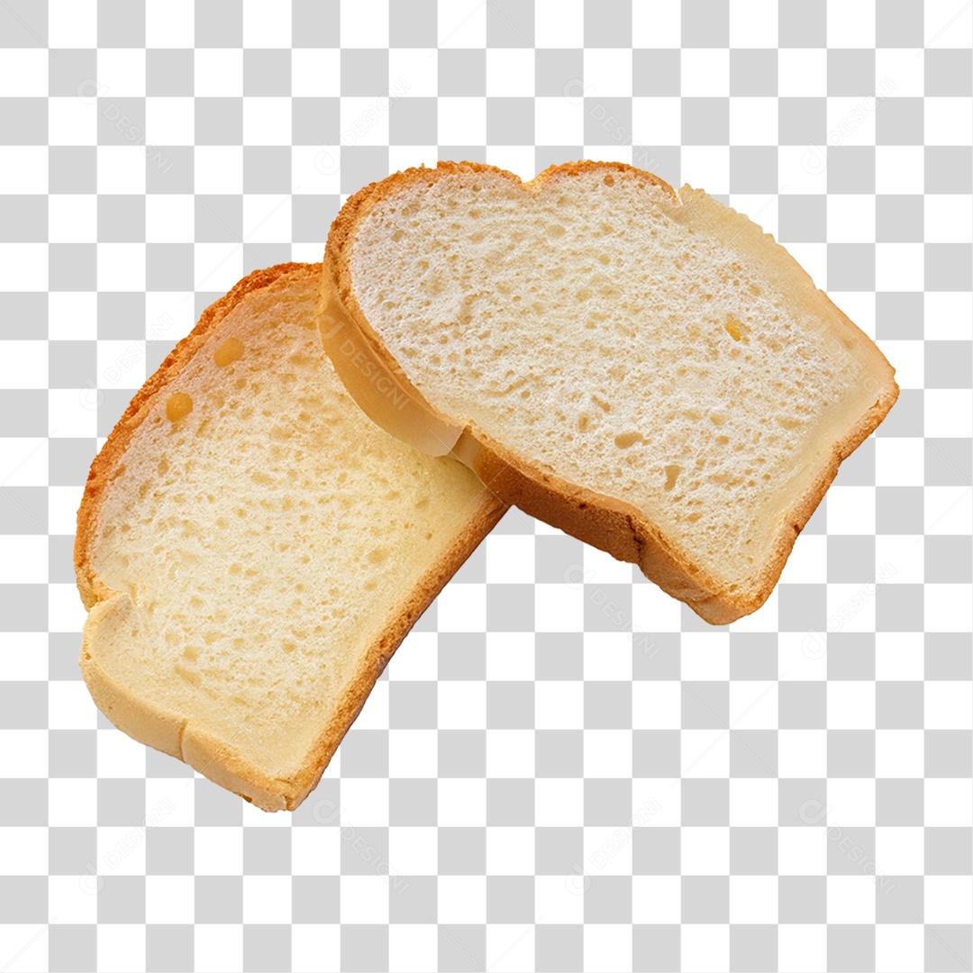 Fatias de Pão Caseiro PNG Transparente