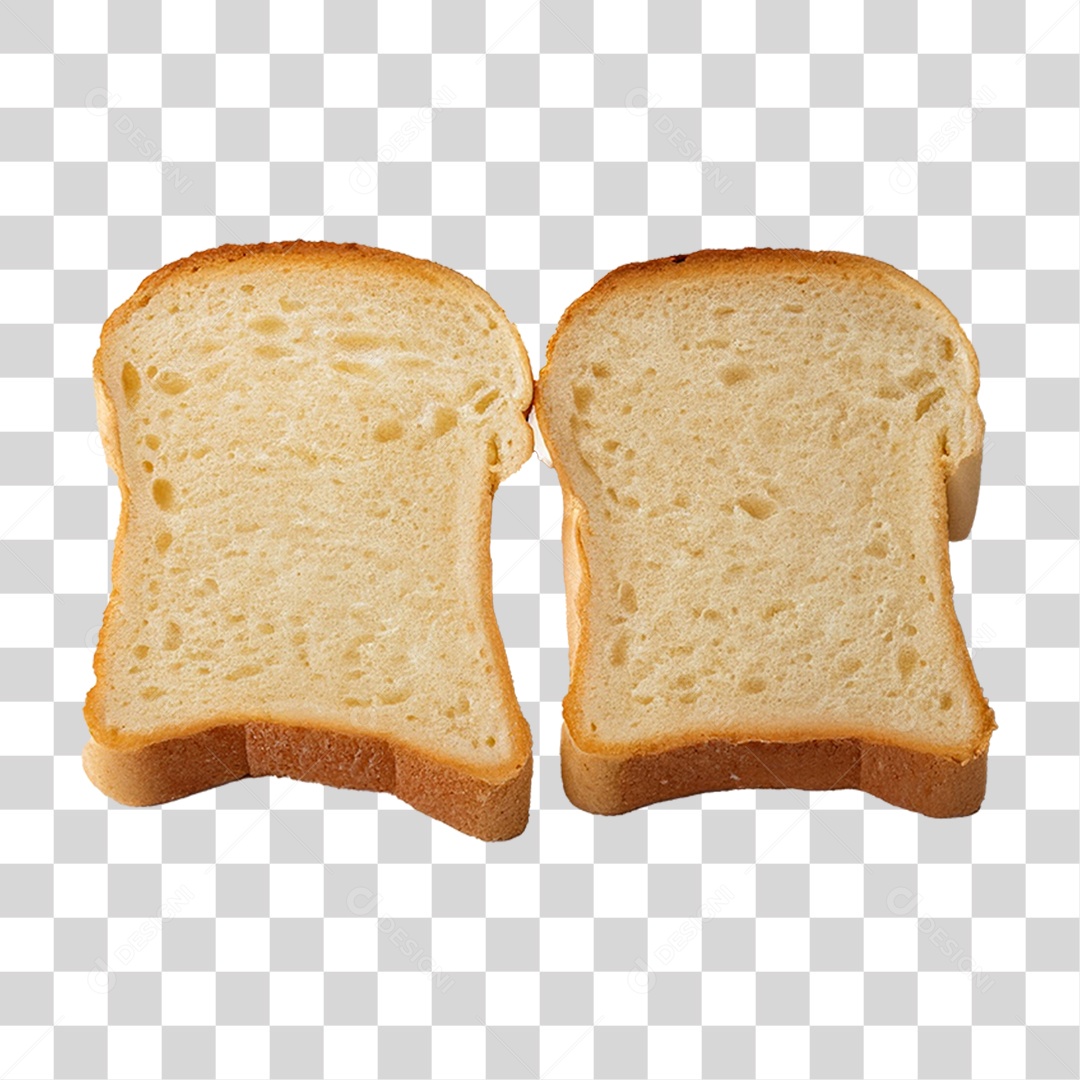 Fatias de Pão Caseiro PNG Transparente