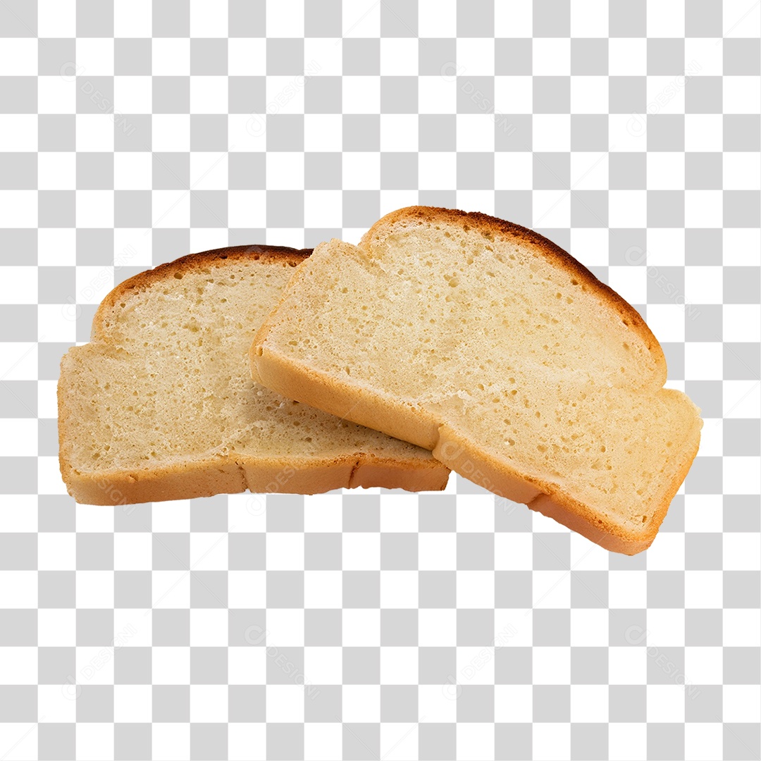 Fatias de Pão Caseiro PNG Transparente