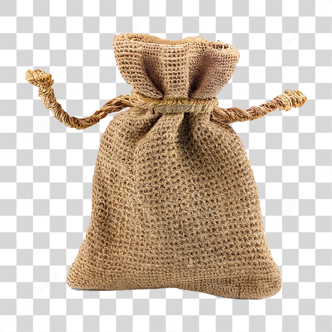 Saco de Fibras de Pano PNG Transparente