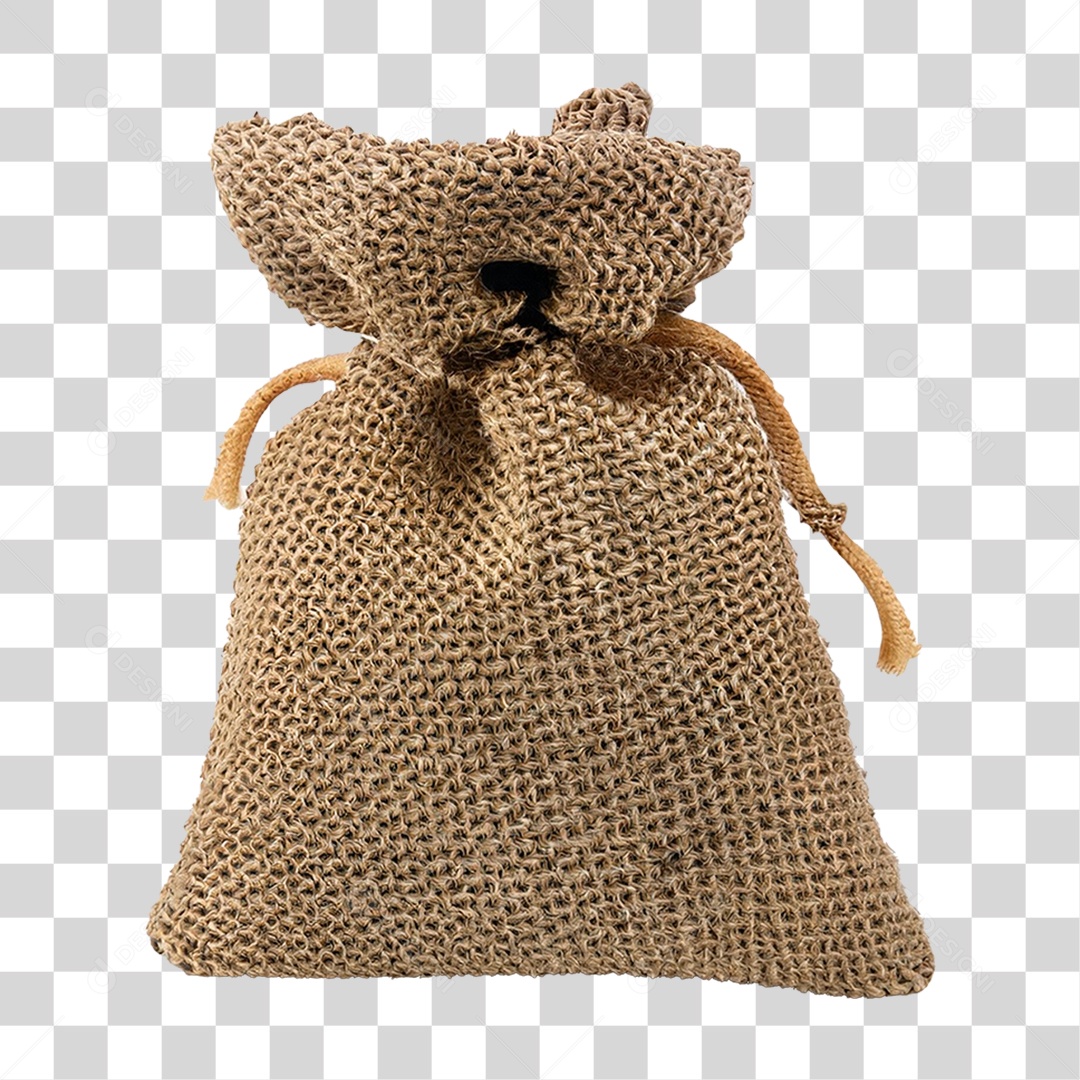 Saco de Fibras de Pano PNG Transparente