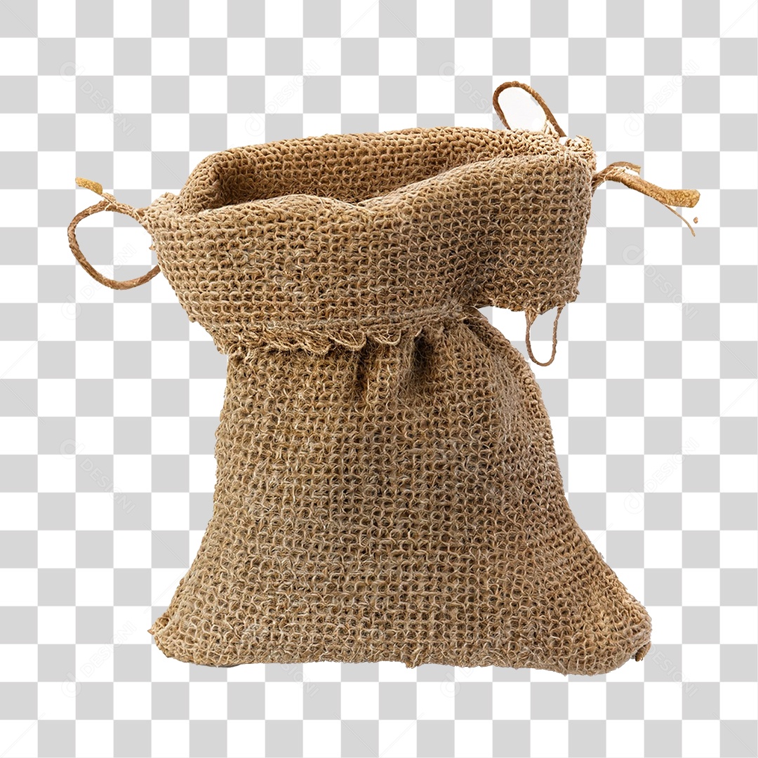 Saco de Fibras de Pano PNG Transparente