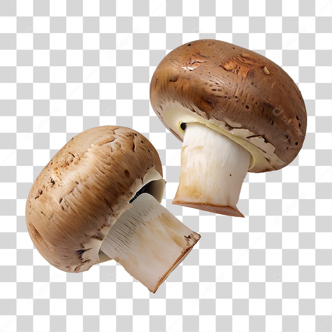 Cogumelos Brancos PNG Transparente