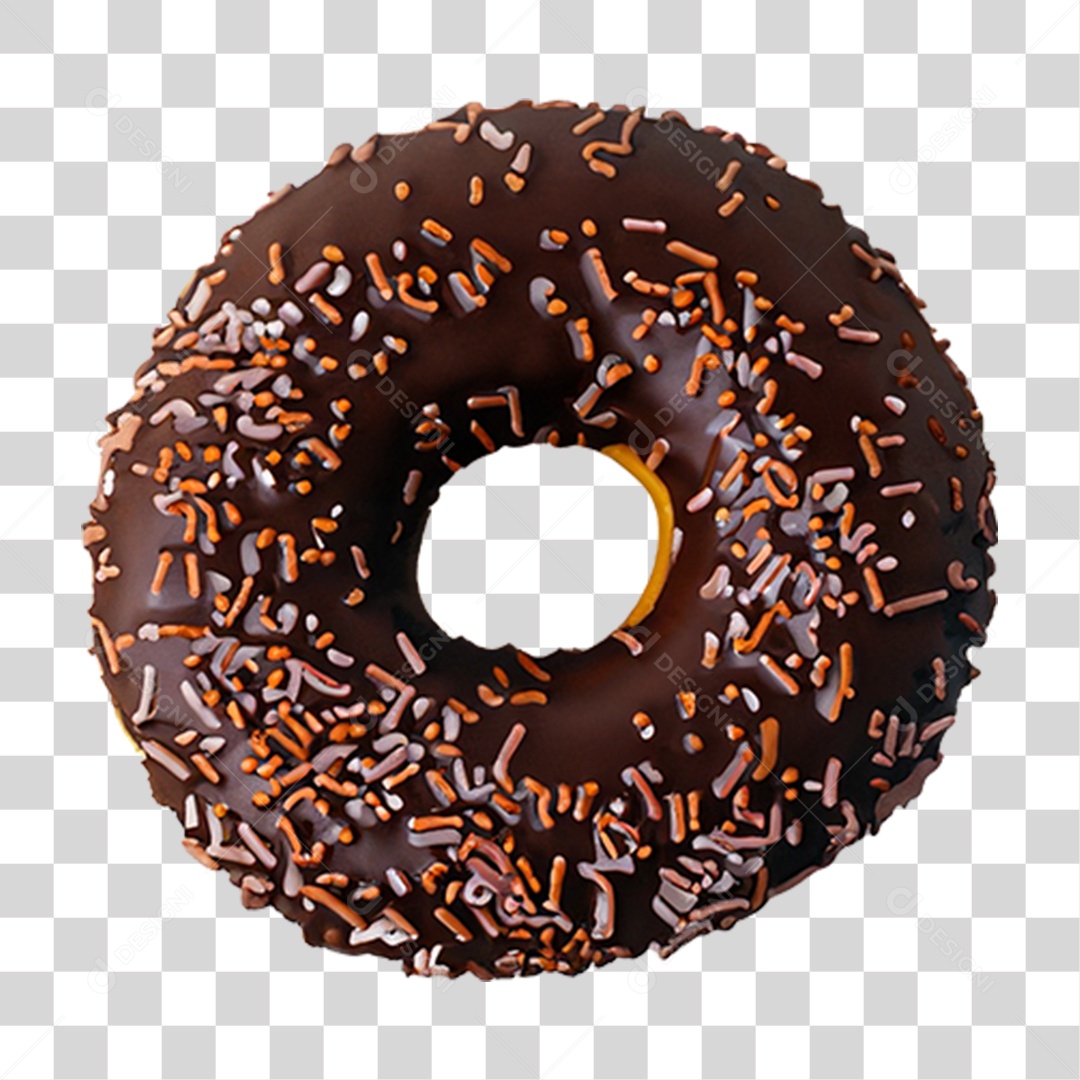Chocolate Donut Transparent PNG
