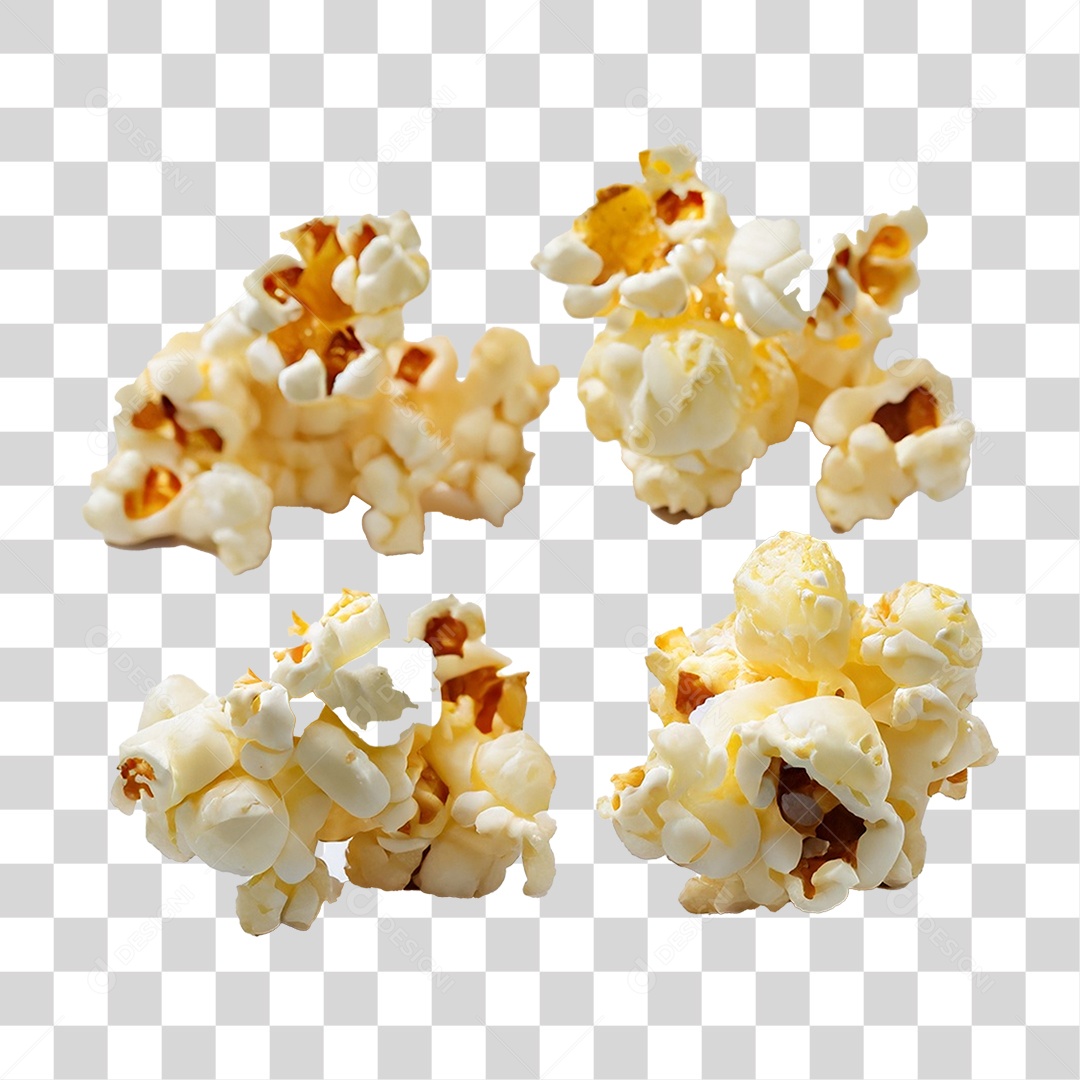 Pipoca  PNG Transparente
