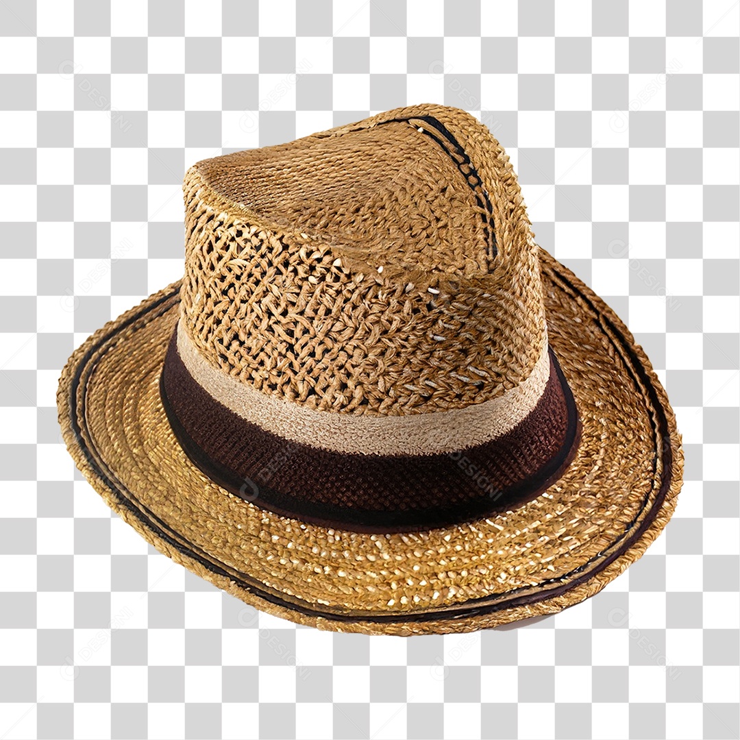 Chapéu de Palha PNG Transparente