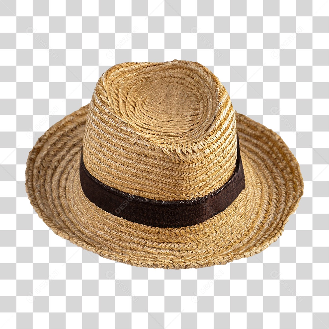Chapéu de Palha PNG Transparente