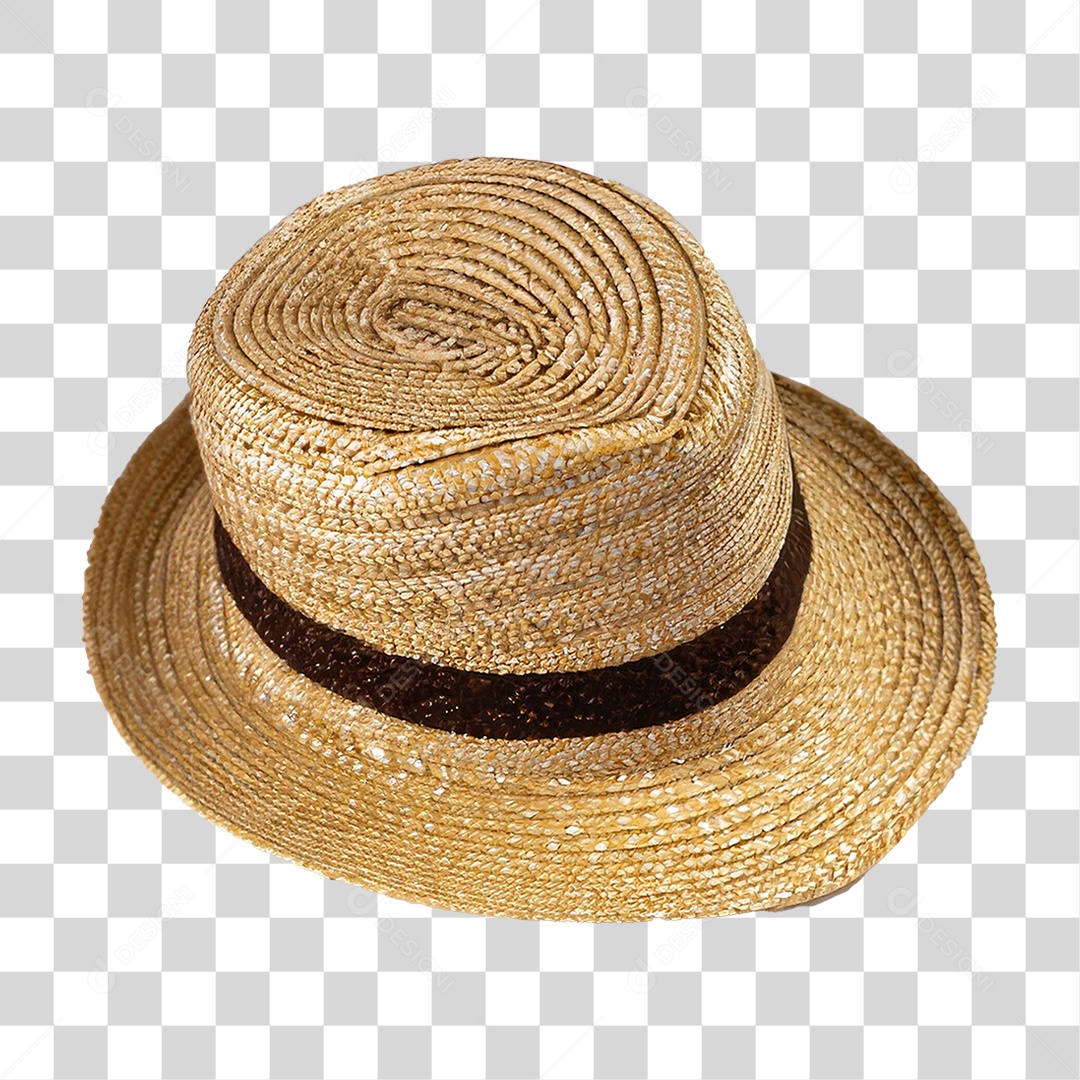 Chapéu de Palha PNG Transparente