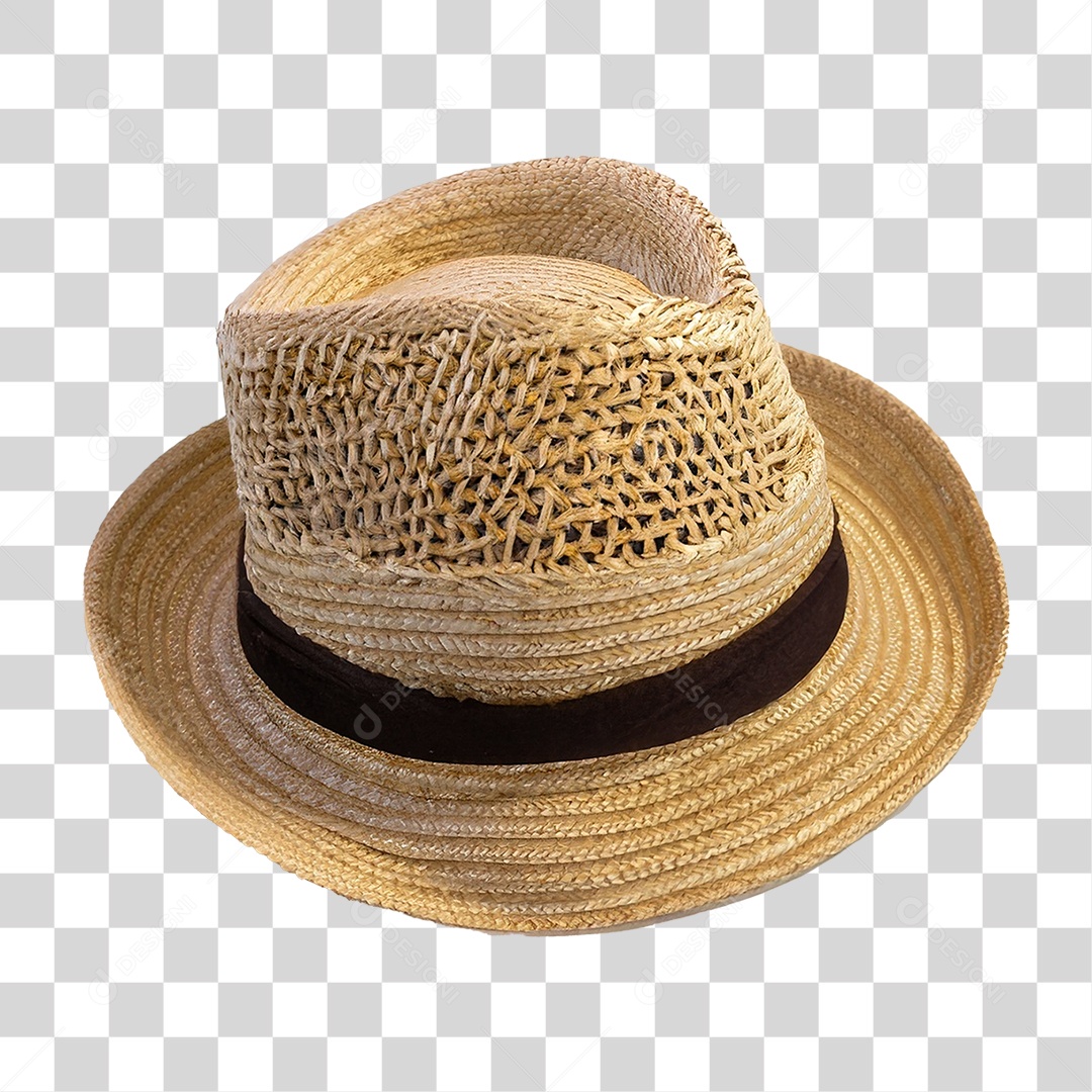Chapéu de Palha PNG Transparente