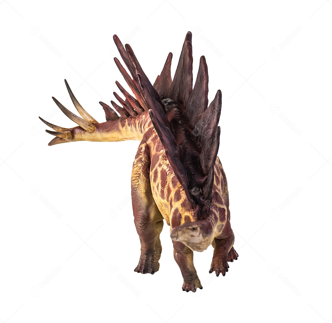 Belo dinossauro sobre fundo isolado