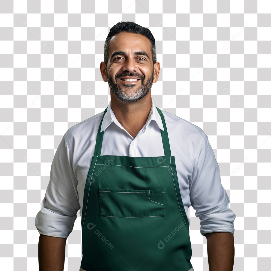 Homem Comerciante Sorrindo Fundo PNG Transparente