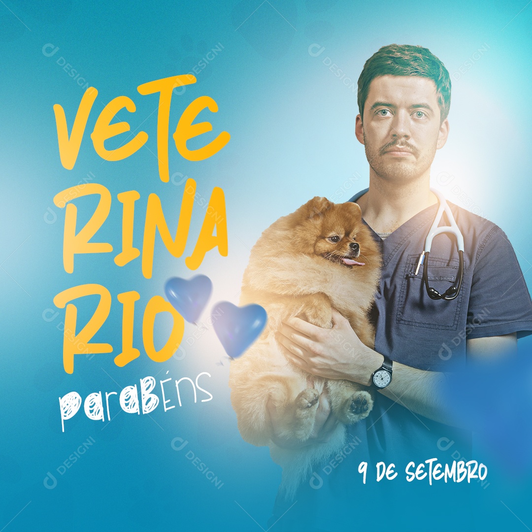 Social Media Dia Do Veterinário 09 De Setembro PSD Editável