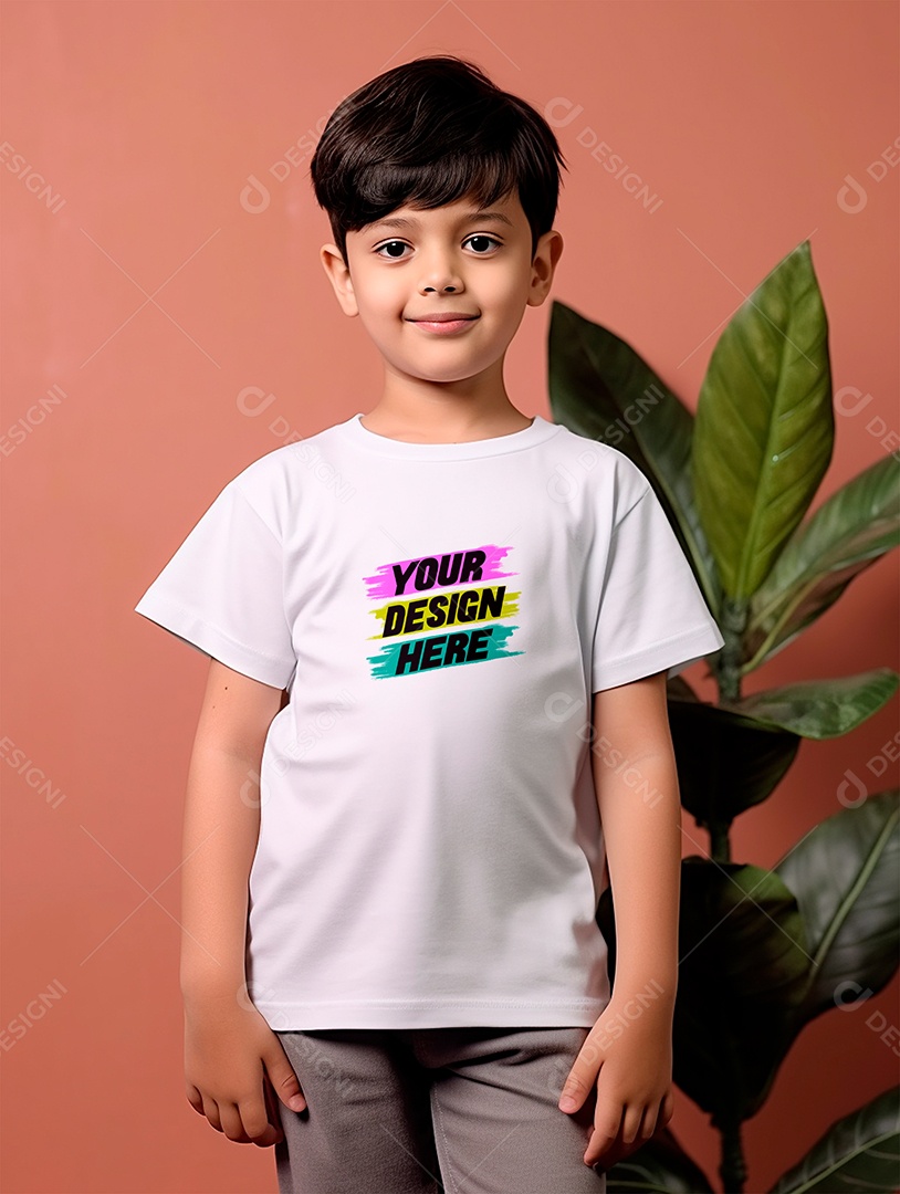 White PSD Infantry Shirt Mockup Editable