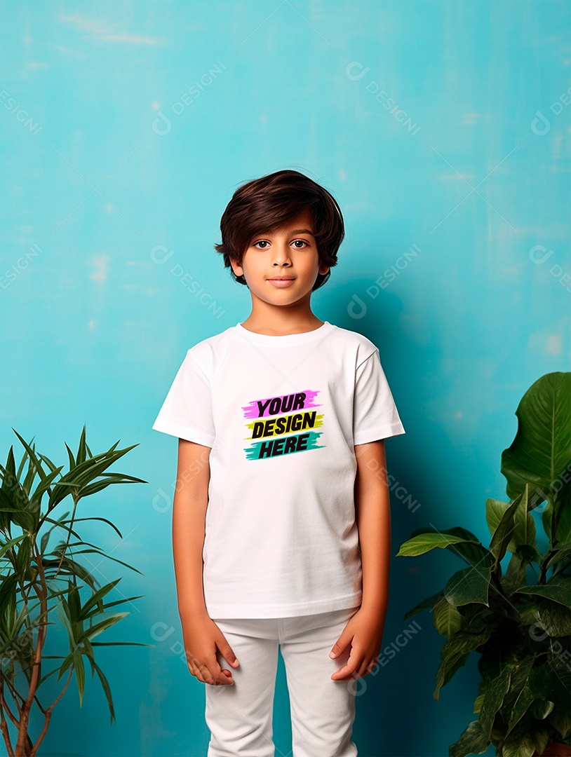 White PSD Infantry Shirt Mockup Editable