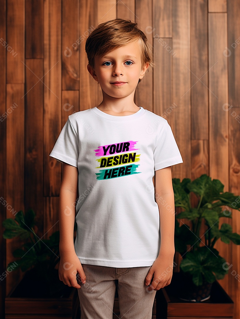 White PSD Infantry Shirt Mockup Editable