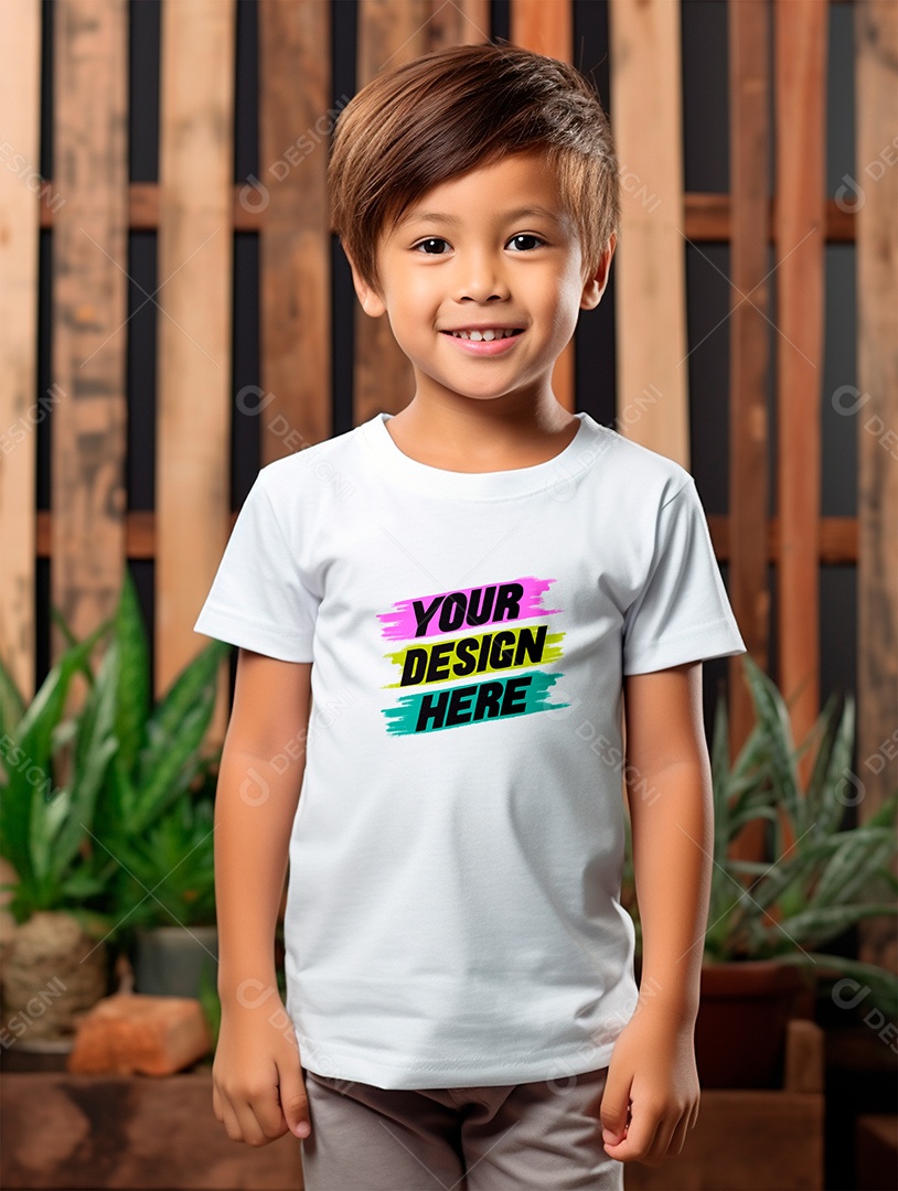 White PSD Infantry Shirt Mockup Editable