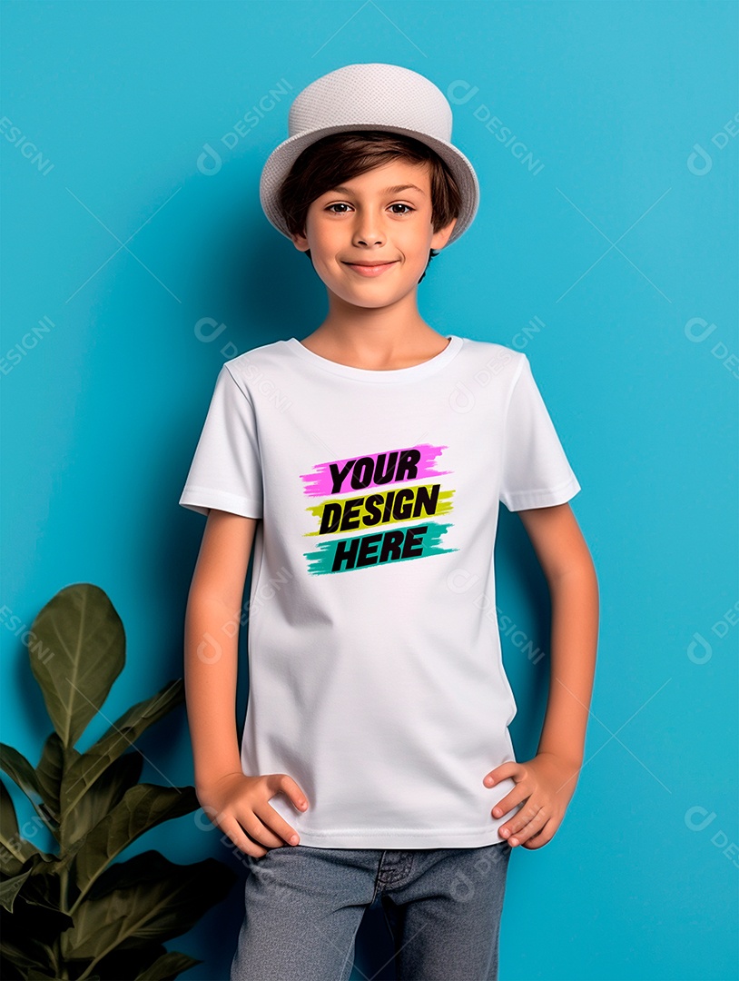 White PSD Infantry Shirt Mockup Editable