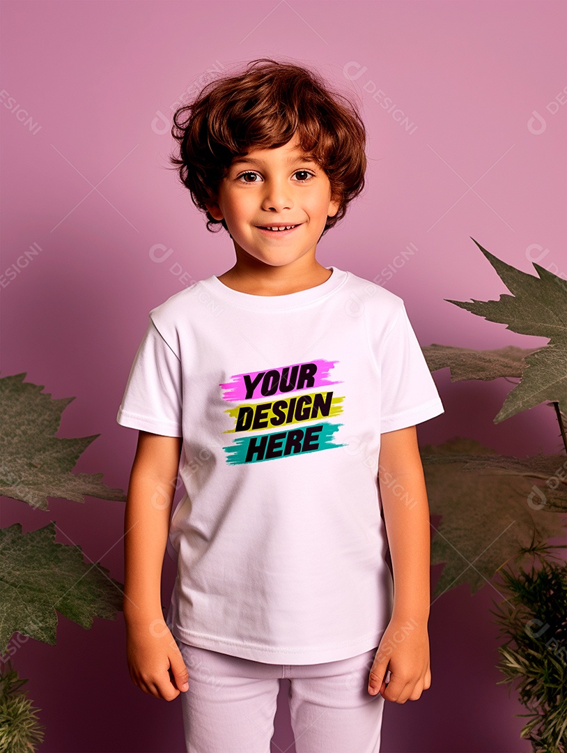 White PSD Infantry Shirt Mockup Editable