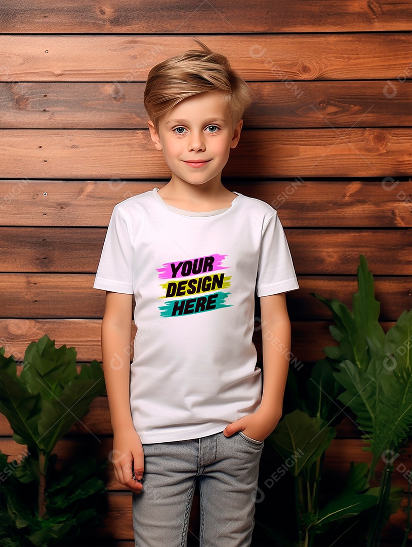 White PSD Infantry Shirt Mockup Editable