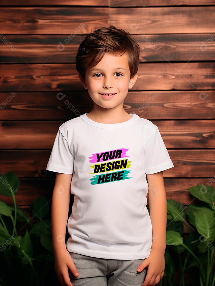 White PSD Infantry Shirt Mockup Editable