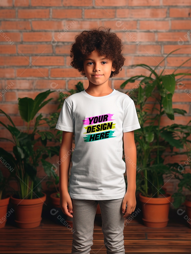 White PSD Infantry Shirt Mockup Editable