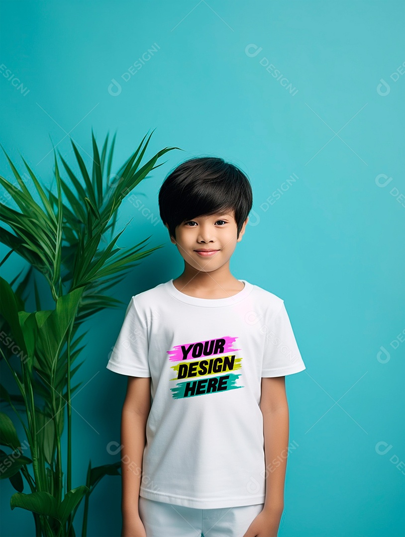 White PSD Infantry Shirt Mockup Editable