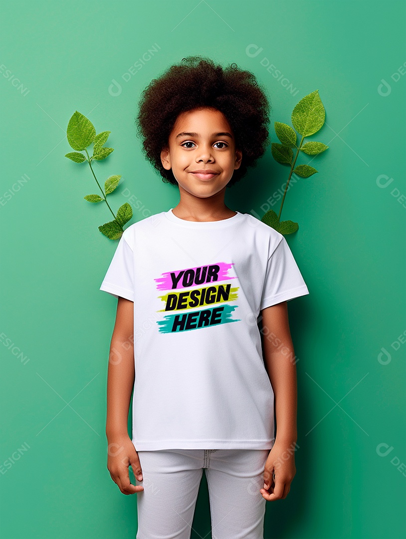 White PSD Infantry Shirt Mockup Editable