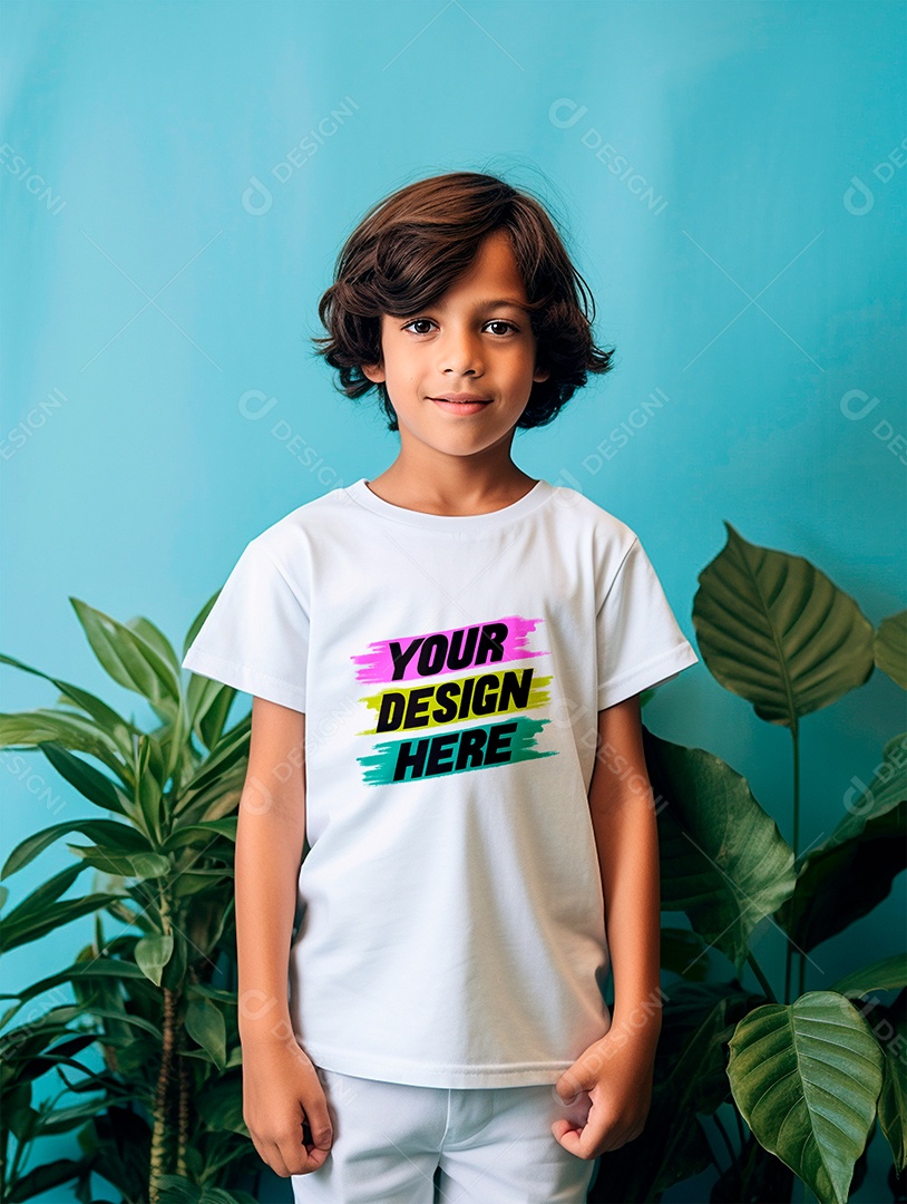 White PSD Infantry Shirt Mockup Editable