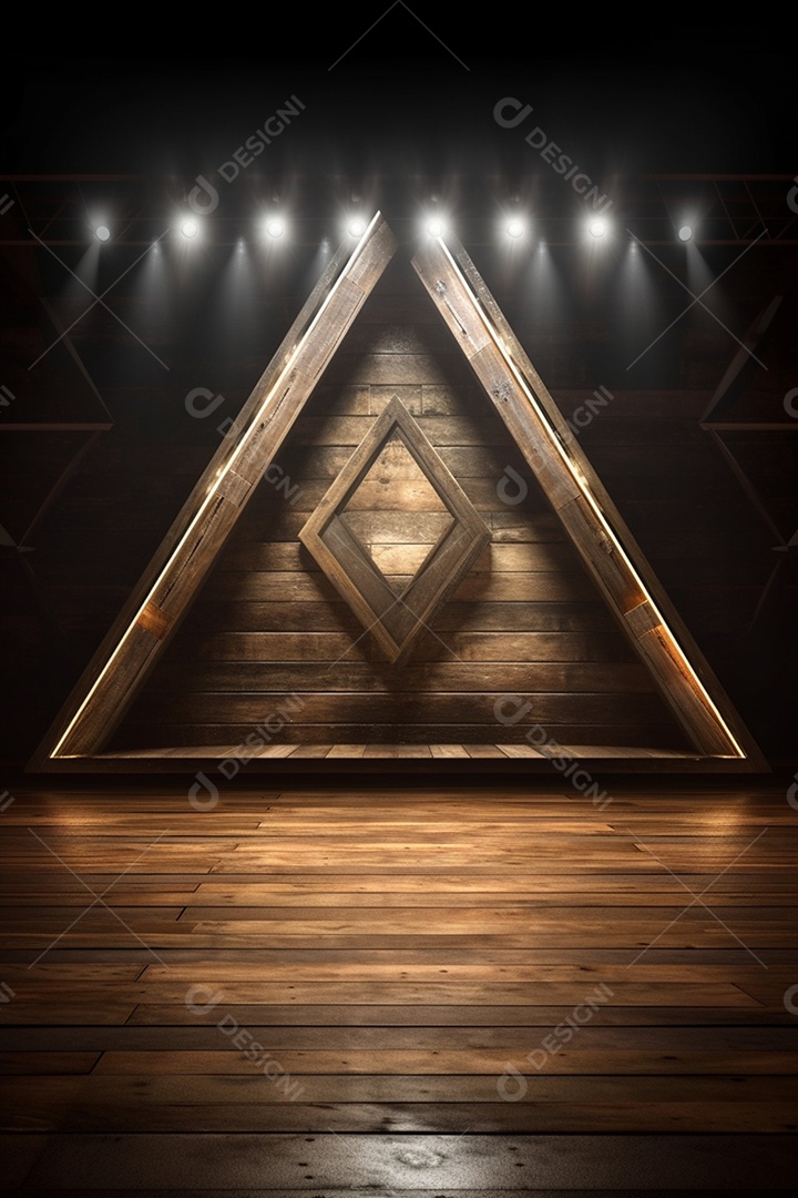 Cenário para Evento Fundo Madeira