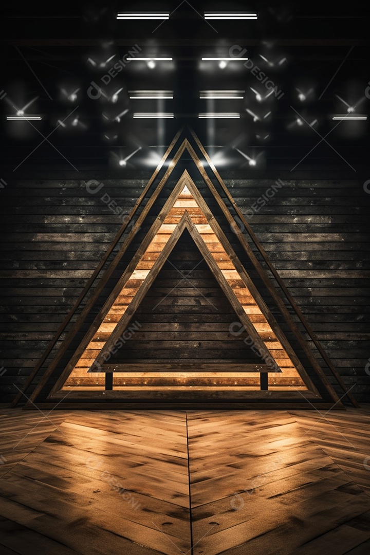 Cenário para Evento Fundo Madeira