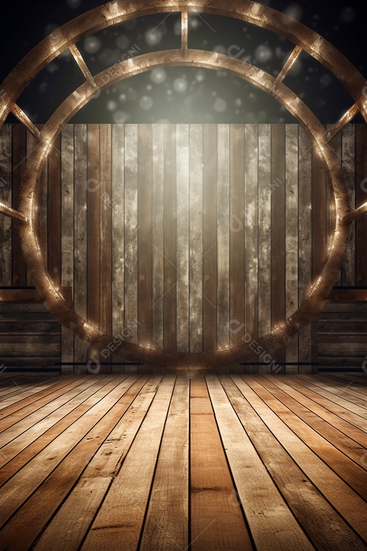 Cenário para Evento Fundo Madeira