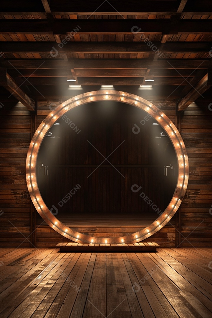 Cenário para Evento Fundo Madeira