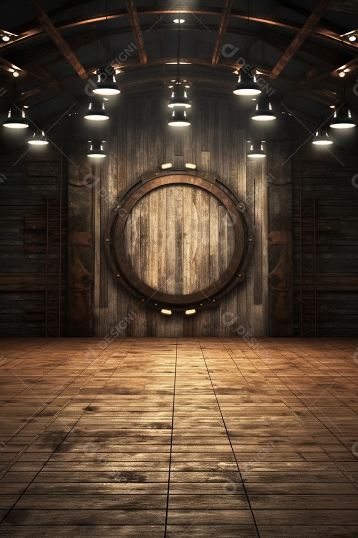 Cenário para Evento Fundo Madeira