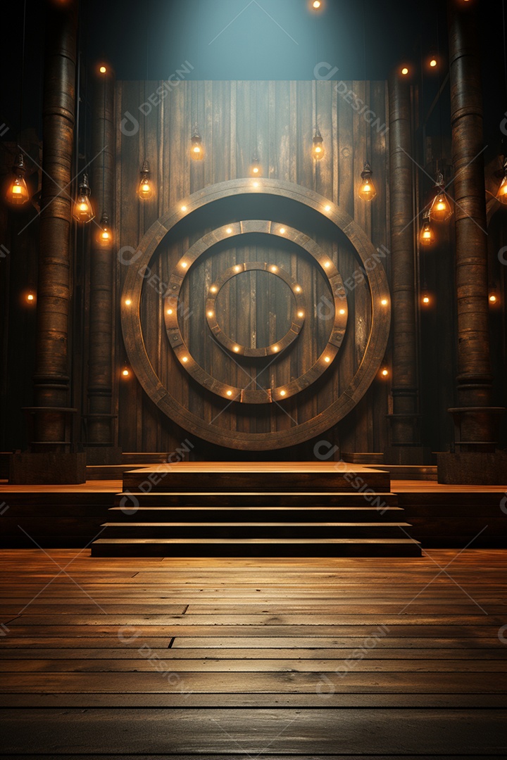 Cenário para Evento Fundo Madeira