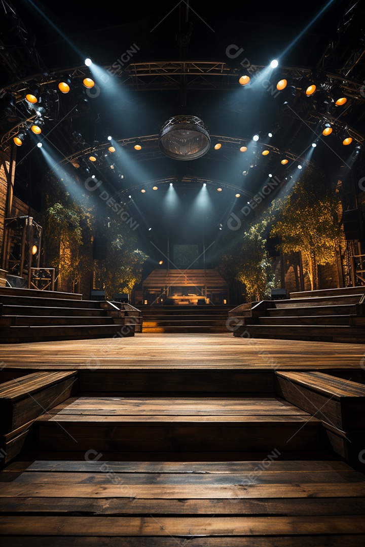 Cenário para Evento Fundo Madeira