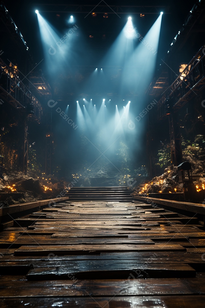 Cenário para Evento Fundo Madeira