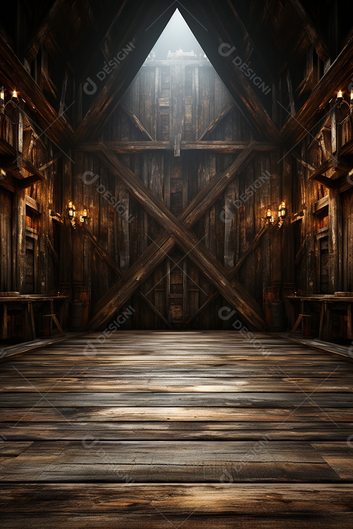 Cenário para Evento com Fundo Iluminado