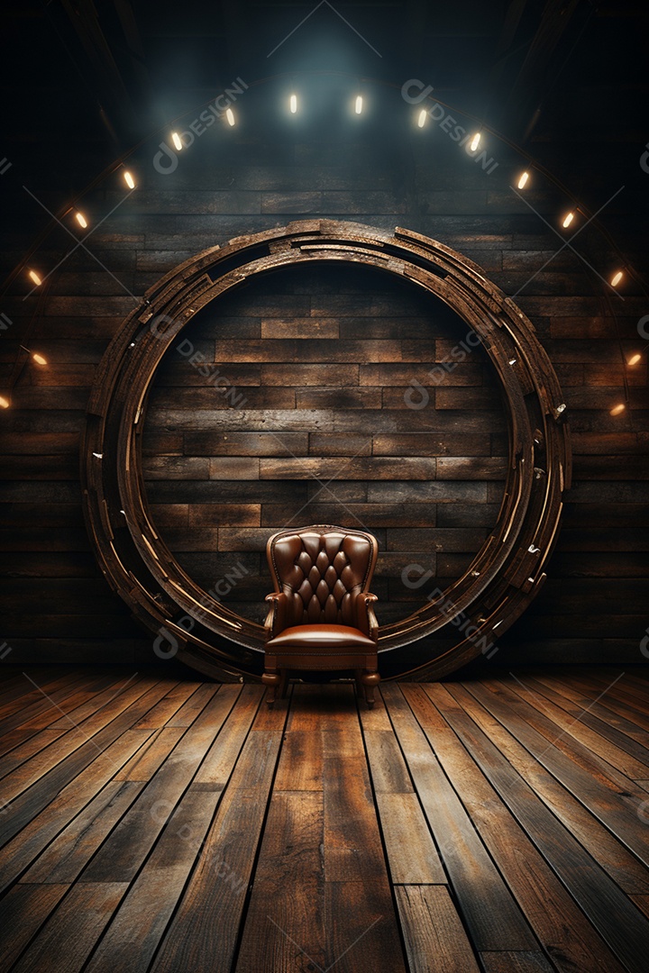 Cenário para Evento com Fundo Iluminado