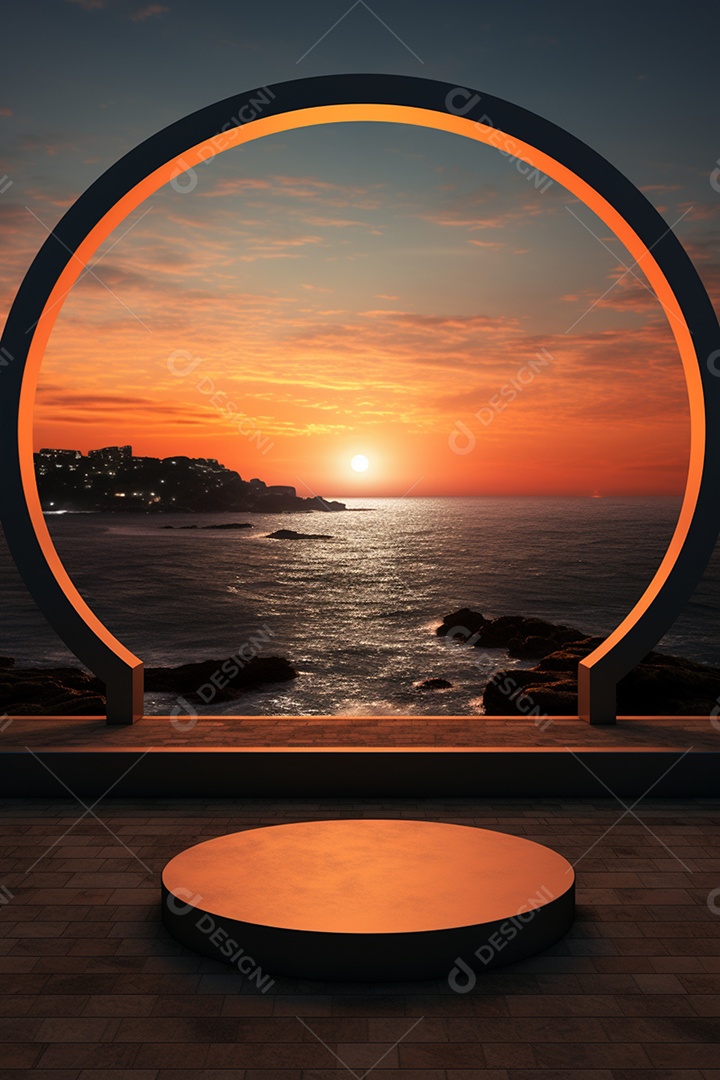 Cenário para Evento Fundo de Praia