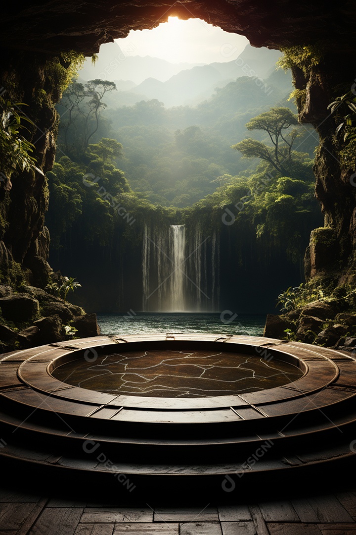 Cenário para Evento Fundo de Natureza