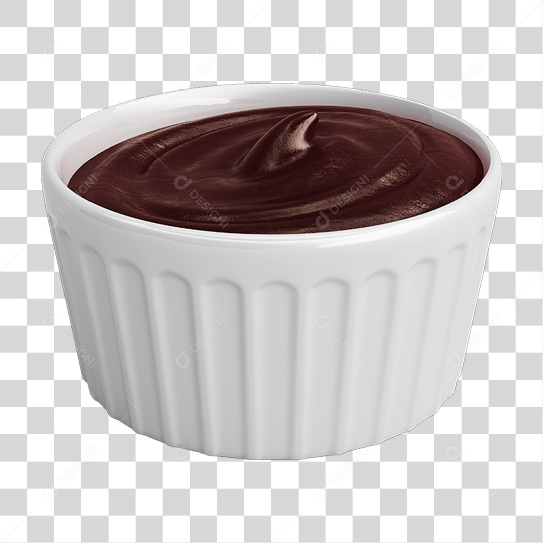 Objeto 3D Molho barbecue para Composição PNG Transparente