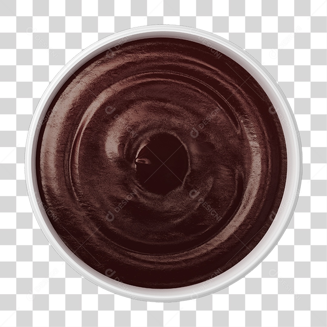 Objeto 3D Molho barbecue para Composição PNG Transparente